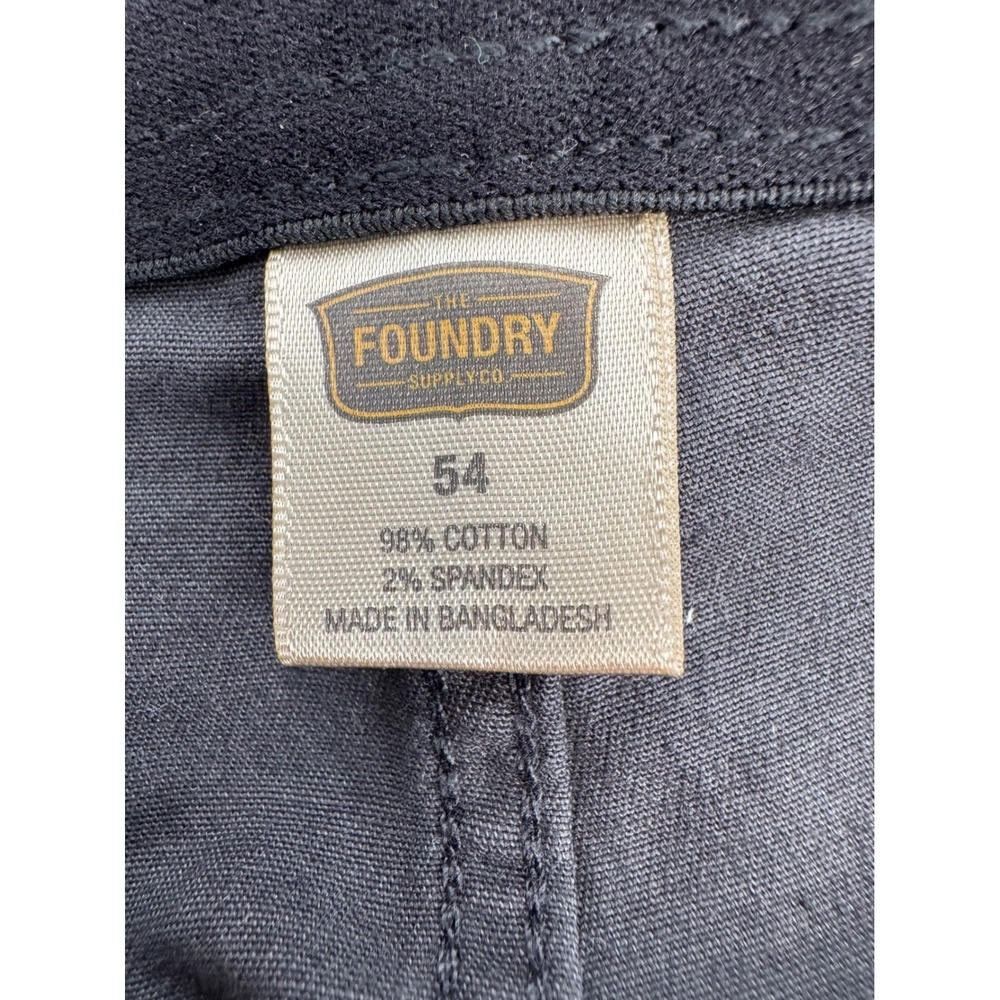 NWT The Foundry Big & Tall Mens‎ Size 54 Flat Front Shorts Dark Charcoal Gray - Picture 6 of 9